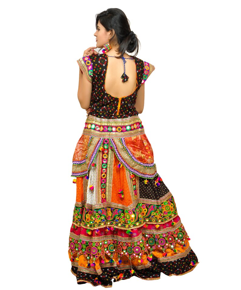 Sanedo Style Navratri Chaniya Choli Gujarati Garba Dance | Etsy