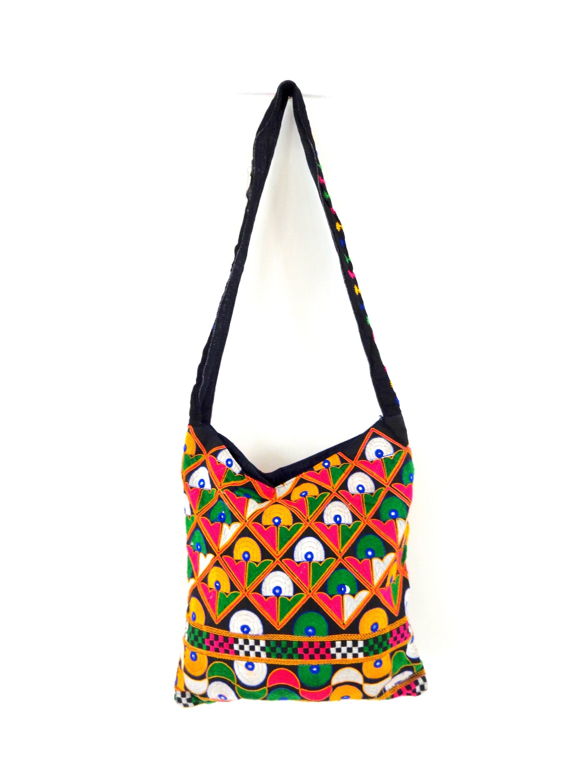 Kutch Mirror Work Cross Body Bag Rabari Embroidery Vintage | Etsy