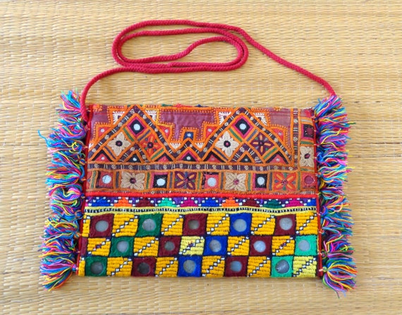 Tribal Gypsy Banjara Style Vintage Embroidered Fringe Clutch | Etsy