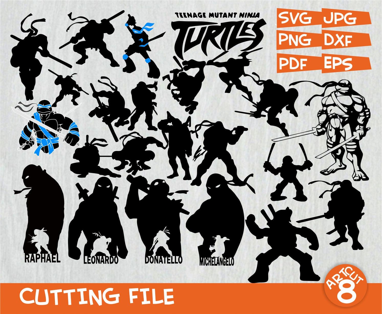 Download 23 ninja turtles svg Turtles SVG Cut Files Turtles SVG | Etsy