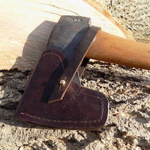 Gansfors bruks Small Forest axe mask sheath brown