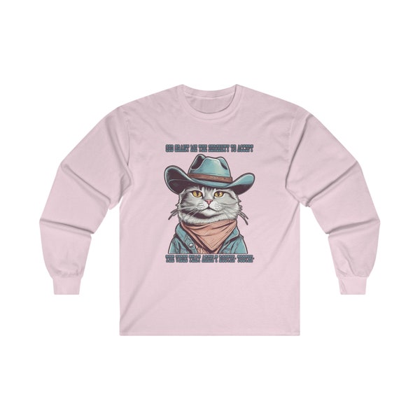 Rootin Tootin Cat Cowboy Unisex Ultra Cotton Long Sleeve Tee