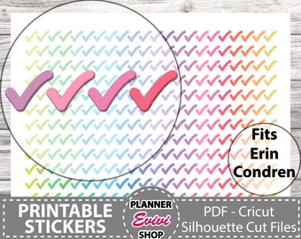 CHECK MARK Stickers/Printable Planner Stickers/Erin Condren/Happy Planner/Passion Planner/Travelers Notebook/Bullet Journal/Hobonichi