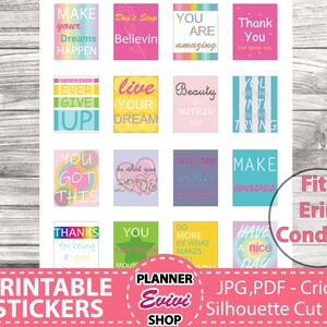 Printable Motivational Cards,affirmation cards,encouragement cards for Passion Planner, Erin Condren, Happy Planner, Bujo, Hobonichi ...etc,