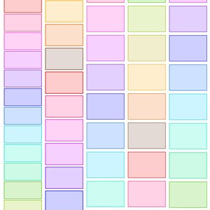 May include: A color chart with 100 different shades of color. The colors are arranged in a grid pattern, with each row containing 10 colors. The colors range from light to dark, and from cool to warm.