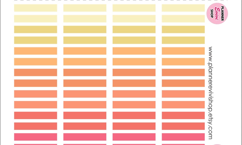 Pastel Headers Printable Planner Stickers/ Erin Condren - Etsy