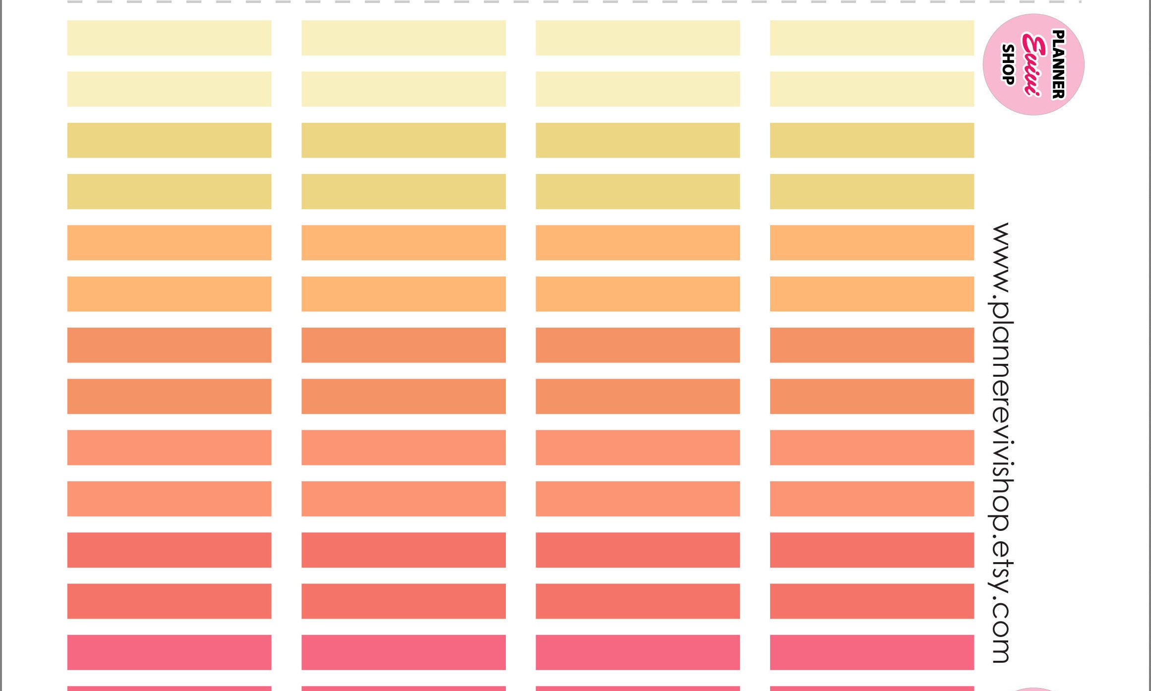 Pastel Headers Printable Planner Stickers/ Erin Condren - Etsy