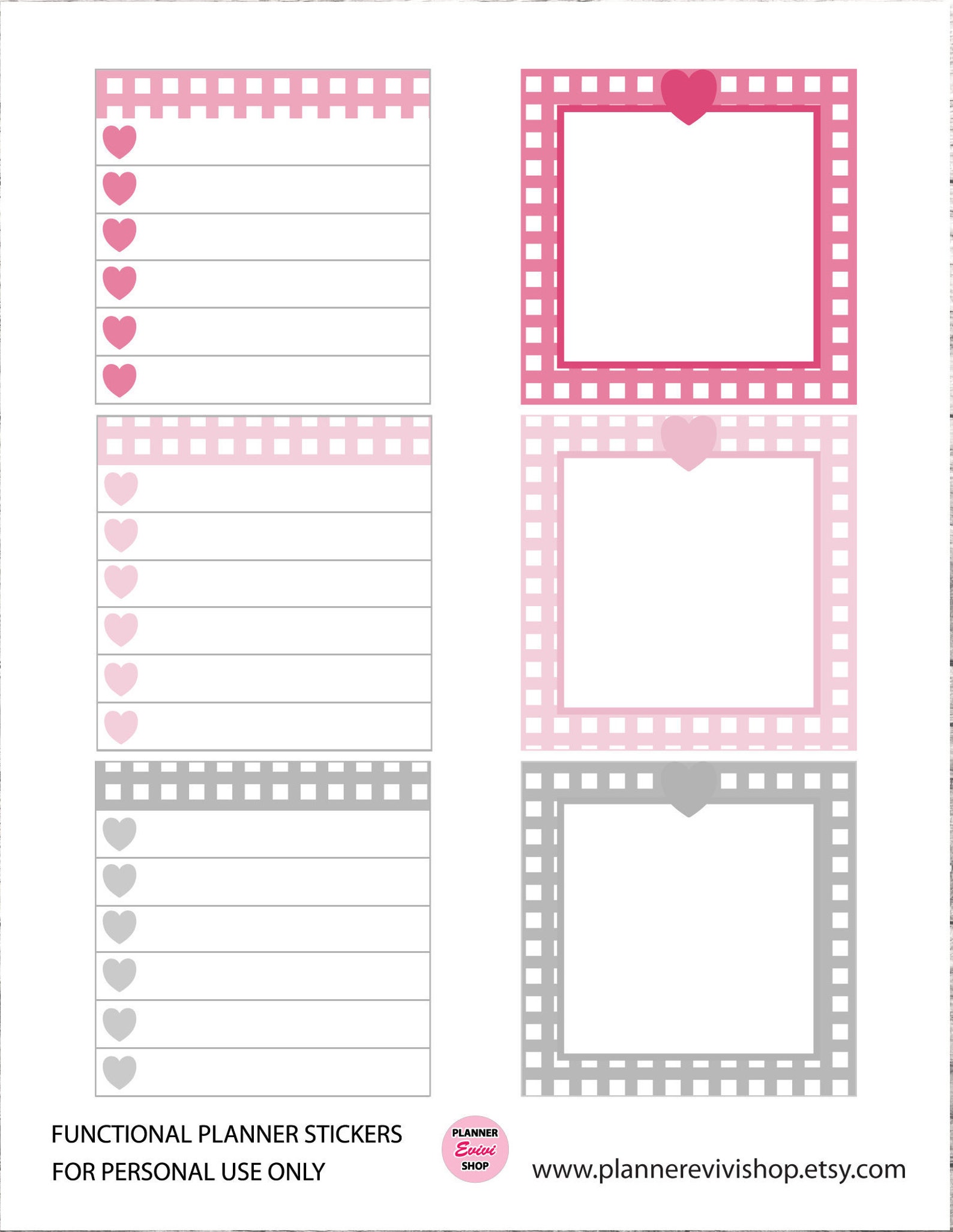 Printable Sticky Notes Printable Post It Notes, Planner Stickers Printable Sticky Notes Printable Post It Notes, Planner Stickers