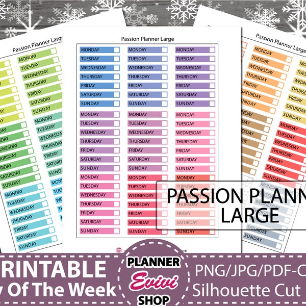 Planner Stickers Printable - Etsy