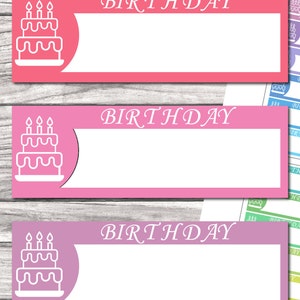 Birthday Planner Stickers Printable Birthday Planner Etsy Birthday Planner Stickers Printable Birthday Planner Etsy