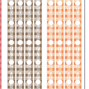 HOBONICHI Weeks Weekly Date Strips Hobonichi Weeks Printable Stickers ...