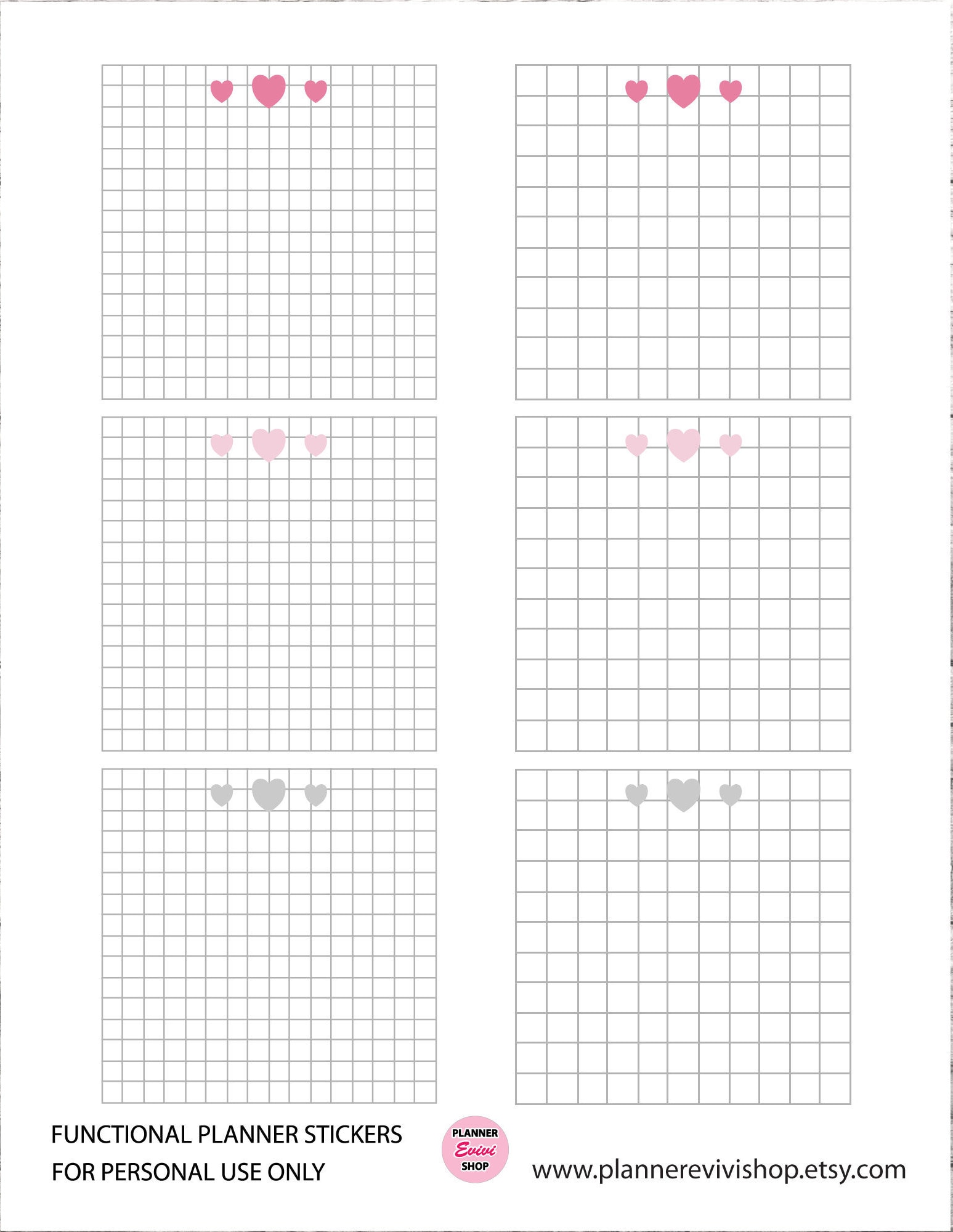 Printable Sticky Notes Printable Post It Notes, Planner Stickers ...