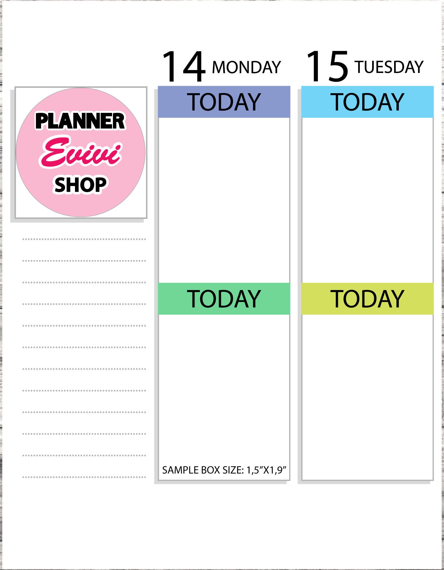 Planner Header Images Printable Planner Headers TODAY Stickers Printable TODAY - Etsy