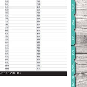 Passion Planner Large Monthly Tabs, Passion Planner Printable Stickers ...