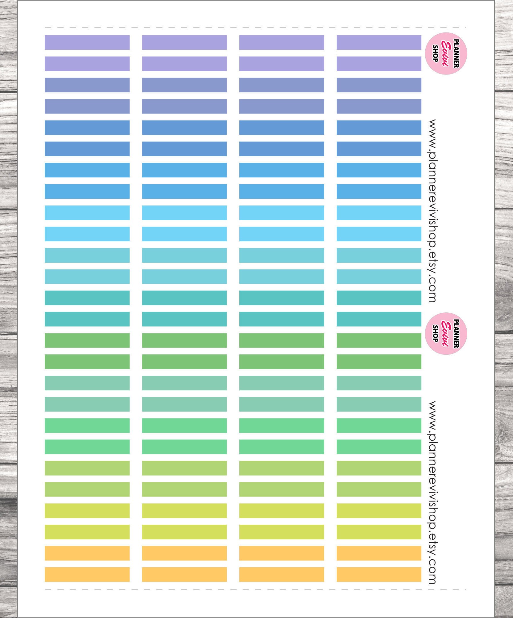 Pastel Headers Printable Planner Stickers/ Erin Condren - Etsy