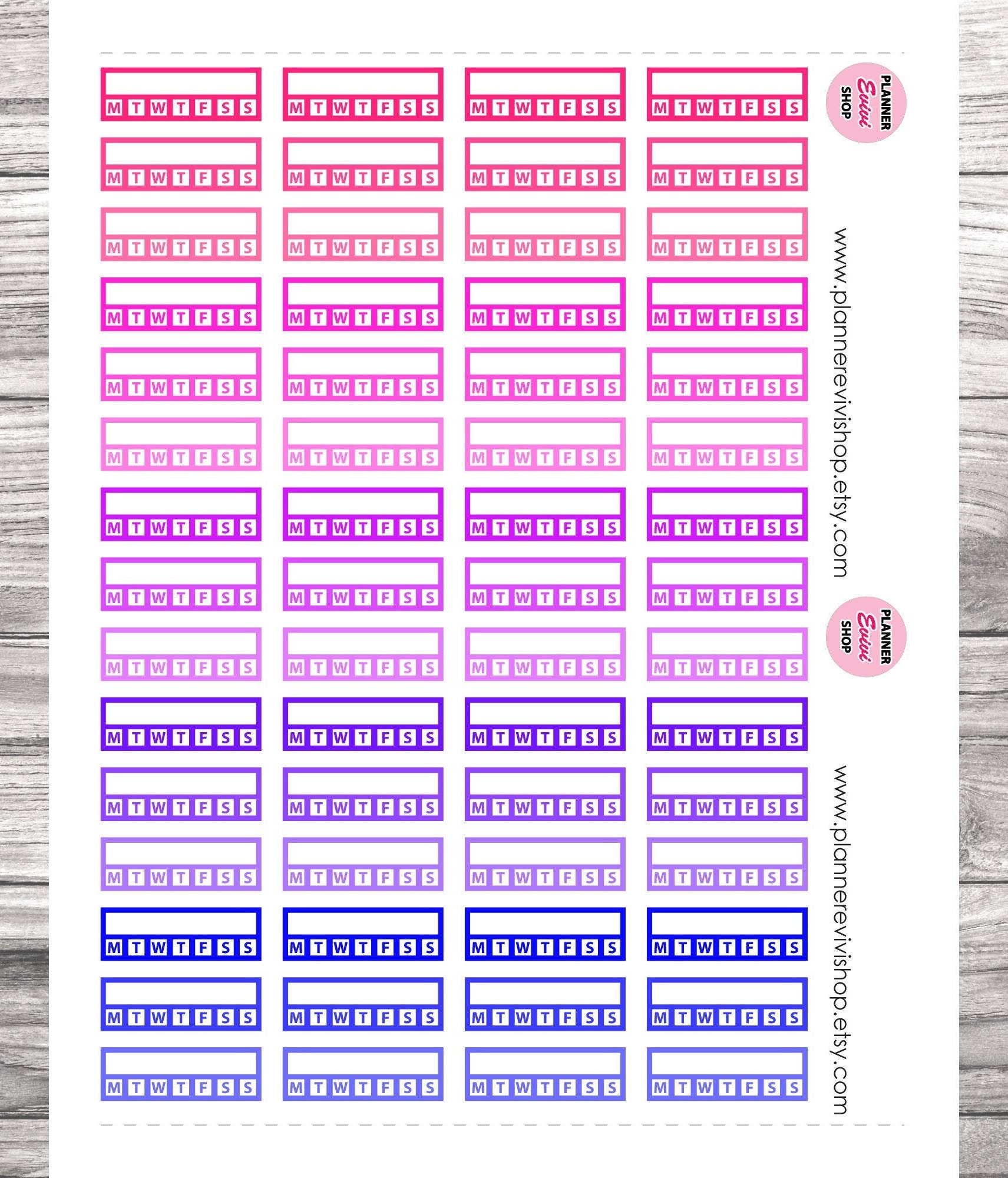 Habit Tracker Weekly Printable Planner Stickers Erin Condren Planner ...