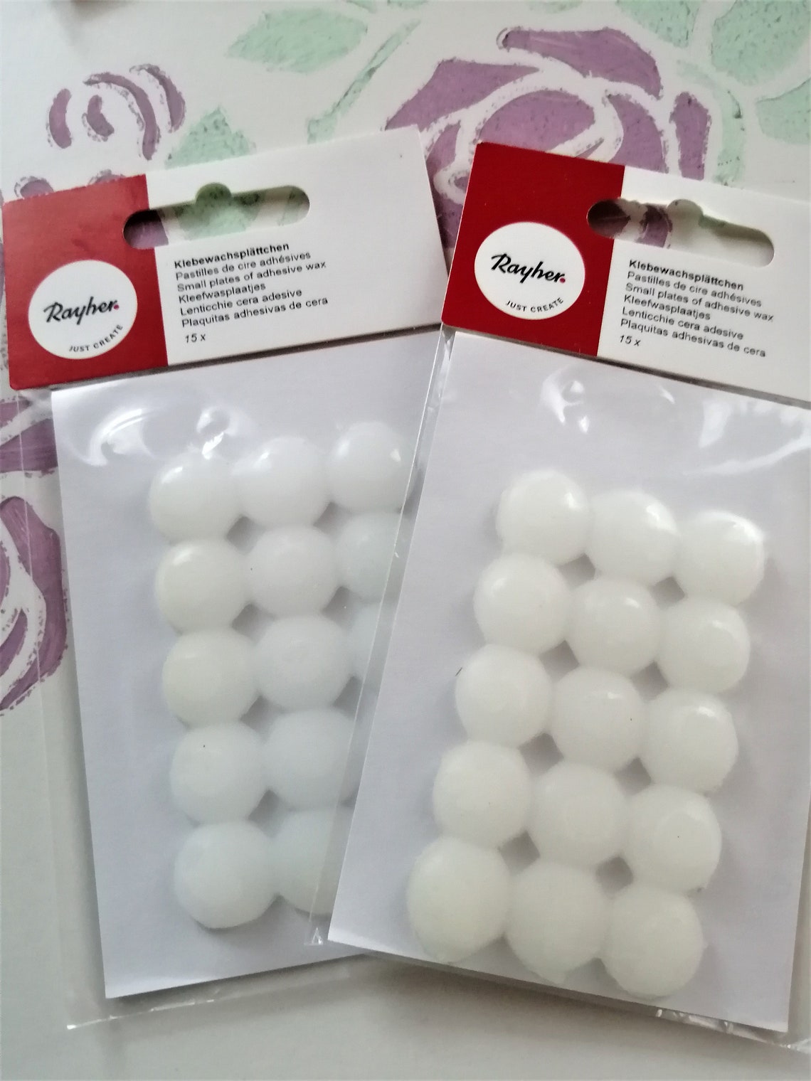 Adhesive wax plate SBBtl 15pcs Etsy