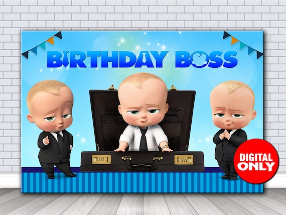 picture regarding Boss Baby Printable named Manager Boy or girl Printable BackdropBoss Child Backdrop 60x40 inch PrintableDigital Record Obtain