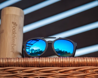 O23T Wooden Sunglasses/ Polarized Sunglasses/ Unisex Sunglasses/ Mens Gift/ Womens Gift/ Wood sunglasses/ Groomsmen Sunglasses/ Gift for him
