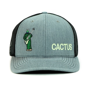 Phish PHD Cactus Glow In The Dark Heather Grey Snapback Trucker Hat