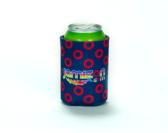 Stealie Heart tie dye Koozie 12oz can Cover
