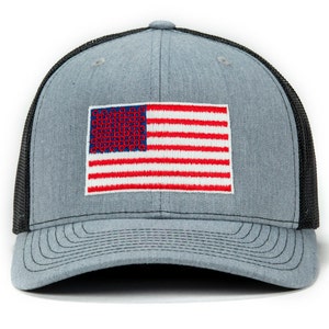 Phish PHD 50 Donuts And Stripes Flag Glow In The Dark Heather Grey Snapback