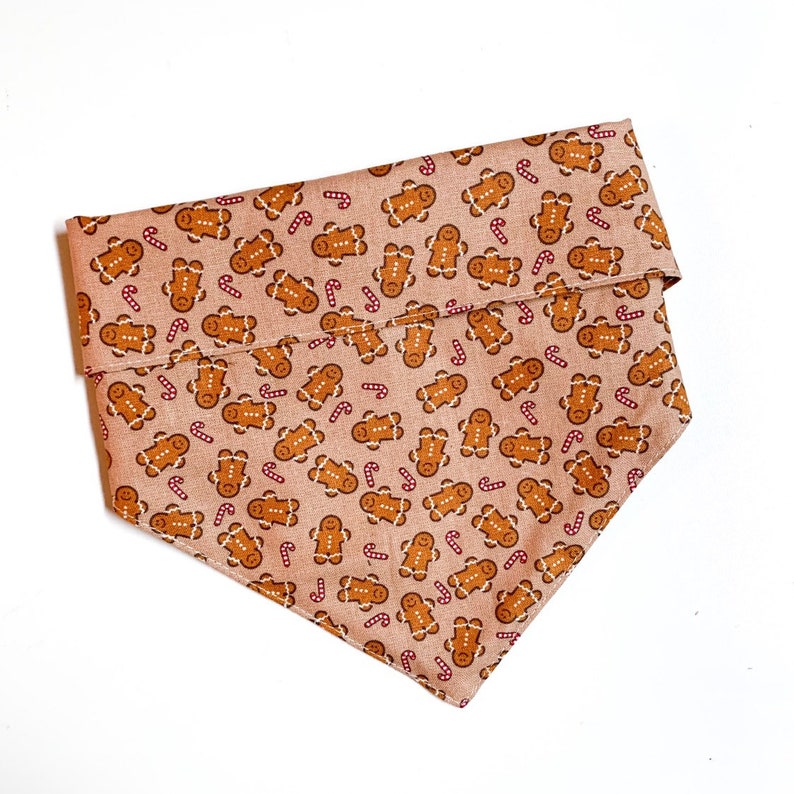 Dog Bandanas Christmas Bandana for Dog Bandanas for Dogs Gingerbread Dog Bandana Pawpin Pets Christmas Dog Bandana Dog Bow Tie