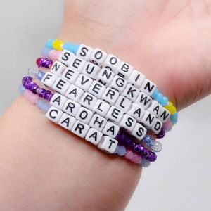 Kpop Fandom Beaded Bracelet