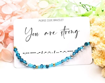 Morse Code Bracelet: Personalized Hidden Message Jewelry Gift