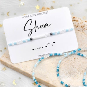 Personalized Morse Code Bracelet: Dainty Hidden Message Jewelry