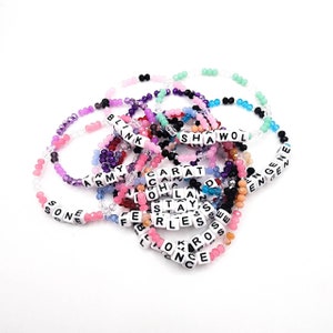 Kpop Fandom Beaded Bracelet