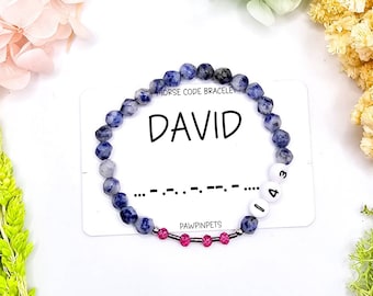 Custom Morse Code Bracelet: Personalized Hidden Message Jewelry