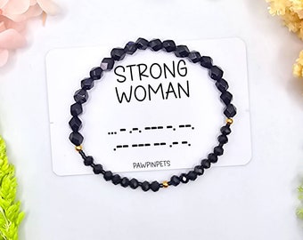 Custom Morse Code Bracelet – Personalized Hidden Message Jewelry