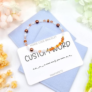 Personalized Morse Code Bracelet - Hidden Message Bracelet - Secret Message Bracelet - Friendship Bracelet - Morse Code Jewelry for Her