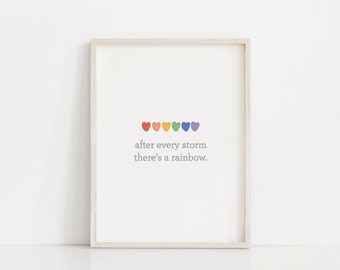 Rainbow baby announcement | Etsy