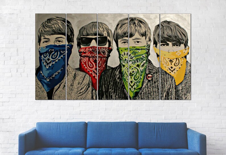 Modern Canvas Banksy Wall Decor