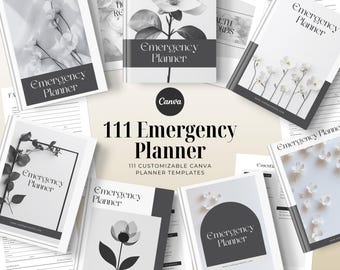 Emergency Binder Planner, Family Organizer Kit, End of Life Document Pack