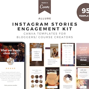 Allure, modelo de história do Instagram, postagem do instagram, postagens do instagram, modelo de postagem, modelo Canva, feed do instagram, marca do instagram