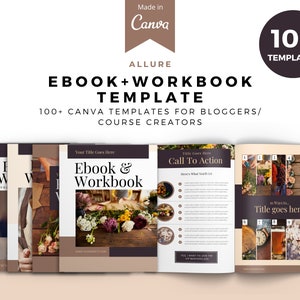 Allure, Werkmap Canva-sjabloon, Werkmap-sjabloon, DIY Canva-sjabloon, Controlelijst, Cursuswerkboek, Ebook, Ebook Canva-sjabloon