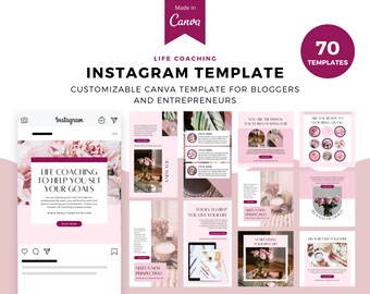 Instagram Templates for Life Coaches to Increase Engagement and Book Clients