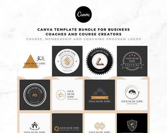 Editable Business Logo Templates, Canva DIY Design