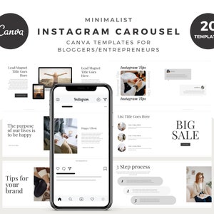 Minimalistisch, Instagram Carousel Template, Instagram Post, Instagram Posts, Post Template, Canva Template, Instagram Feed, Instagram Branding