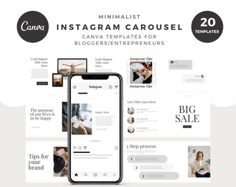 Minimalist, Instagram Carousel template, instagram post, instagram posts, post template, Canva template, instagram feed, instagram branding