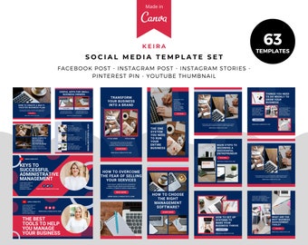 Coach Canva Templates | Social Media Posts, Stories, Pins (Digital Download)