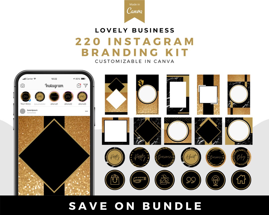 Lovely Business Instagram Templates for Canva | Social Media Templates ...
