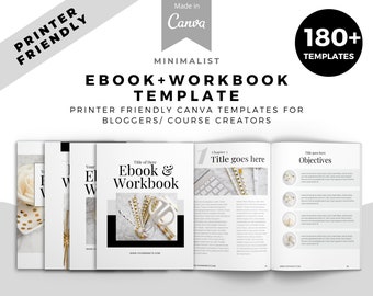 Minimalist, Printer Friendly Workbook for Course Creators to Build Lead Magnets and Sell Programs