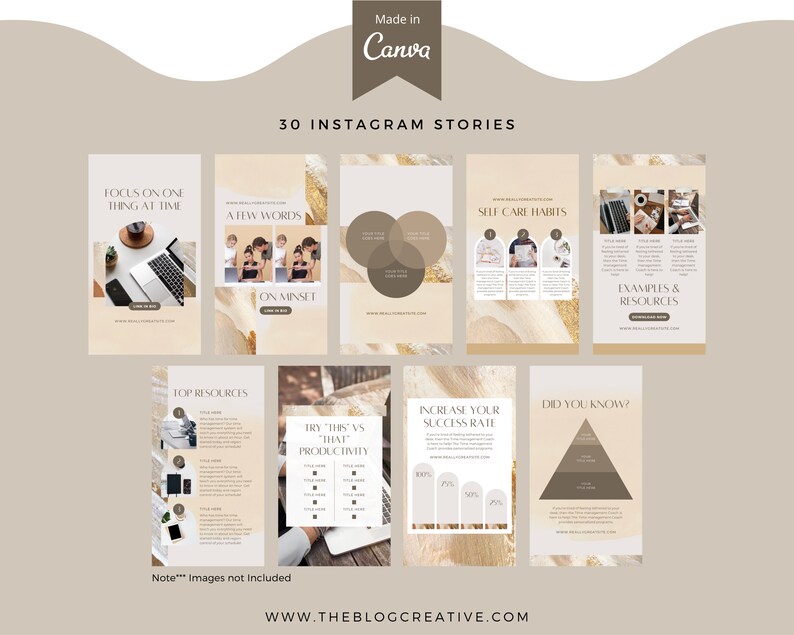 60 Modern Coach Instagram Templates for Canva - Etsy