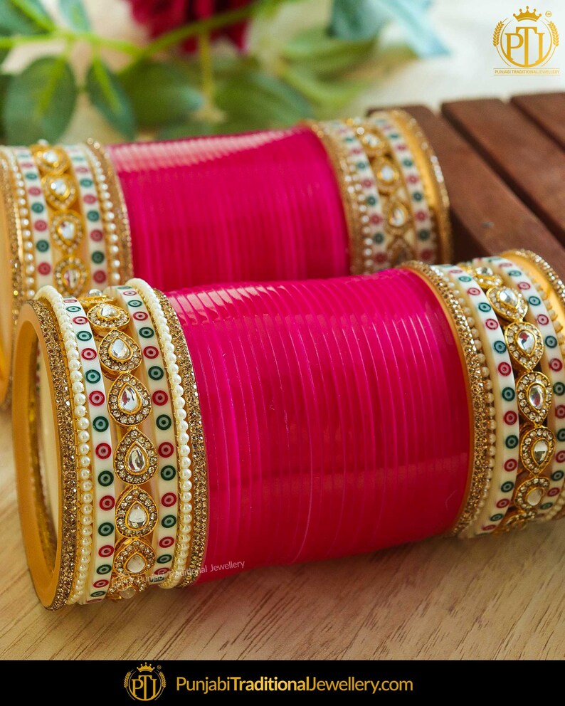 Magenta colour best sale chura
