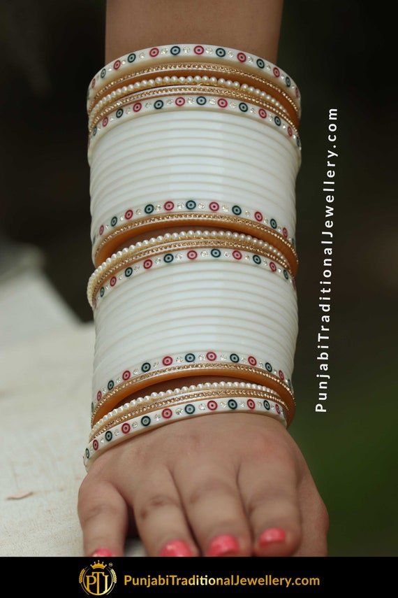 White chura bridal Clearance