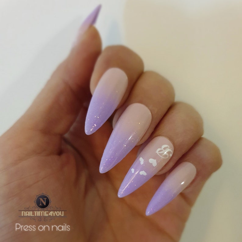 DAY DREAM Press on set, personalize nails, faux nails, stiletto nails